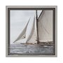 12966 - Sailing South by  Jorge Llovet a Hand Embellished Textured Framed Photo Art Print Matted under Glass