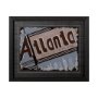 12993 - Atlanta by Alarm a Hand Embellished Textured Framed Art Print