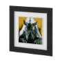 12997 - Rhino Yellow by Mercana Studio a Hand Embellished Textured Framed Art Print Matted under Glass