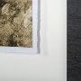 12998 - Rhino Green by Mercana Studio a Hand Embellished Textured Framed Art Print Matted under Glass