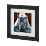 12999 - Rhino Burn Orange by Mercana Studio a Hand Embellished Textured Framed Art Print Matted under Glass
