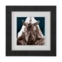 13000 - Rhino Blue by Mercana Studio a Hand Embellished Textured Framed Art Print Matted under Glass