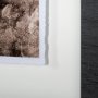 13000 - Rhino Blue by Mercana Studio a Hand Embellished Textured Framed Art Print Matted under Glass