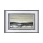 13034 - Silver Light by Pablo Rojerro a Hand Embellished Textured Framed Art Print Matted under Glass