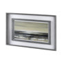 13034 - Silver Light by Pablo Rojerro a Hand Embellished Textured Framed Art Print Matted under Glass