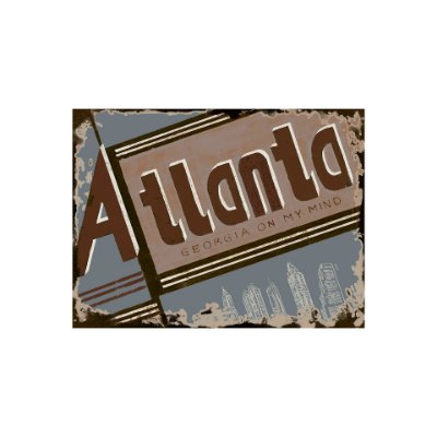 101469-S - Atlanta by Alarm a Hand Embellished Textured Canvas