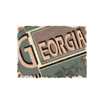 101470-S - Georgia by Alarm a Hand Embellished Textured Canvas