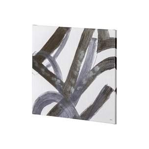 Low Storm I by Mercana Studio a Hand Embellished Textured Canvas