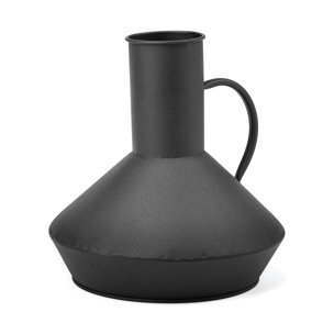 Emily I 8L x 8W Black Metal Decorative Jug