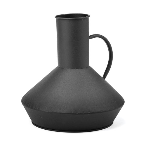 68537 - Emily I 8L x 8W Black Metal Decorative Jug