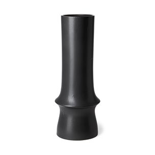 Laforge III Black Ceramic Vase