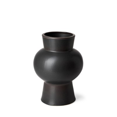 68632 - Laforge II Black Ceramic Vase
