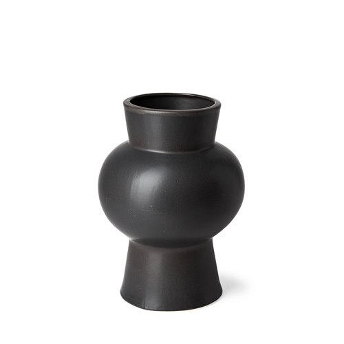 68632 - Laforge II Black Ceramic Vase