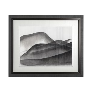 Beyond the Rainy Hills I by Mercana Studio Hand Embellished Framed Art Print Matted under Glass
