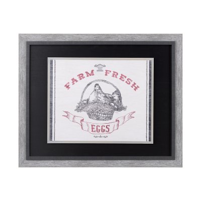 13049 - Farm Fresh II by Halle Rakka a Hand Embellished Textured Framed Art Print