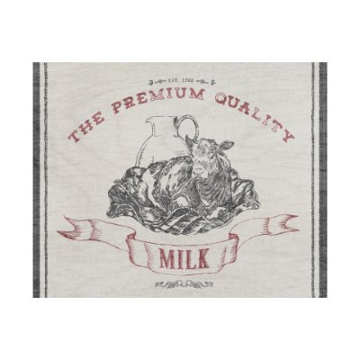 101485-L - Farm Fresh I by Halle Rakka a Hand Embellished Textured Canvas