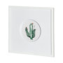13055 - Cactus IV by Mercana Studio a Hand Embellished Textured Framed Art Print Matted under Glass