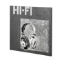 101548-L - Retro Tone II by Alarm a Hand Embellished Textured Canvas