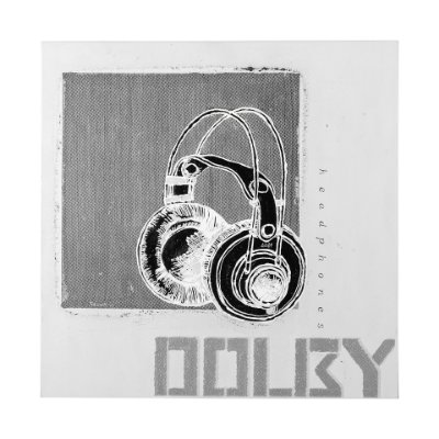 101547-L - Retro Tone I by Alarm a Hand Embellished Textured Canvas