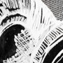 101547-L - Retro Tone I by Alarm a Hand Embellished Textured Canvas