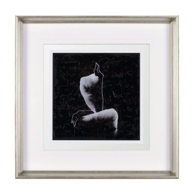 13107 - Andromedae I by Melody D a Hand Embellished Textured Framed Art Print Matted under Glass