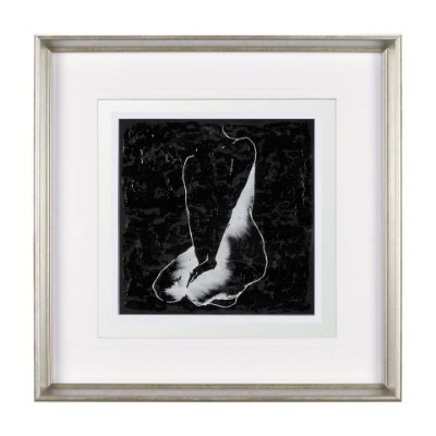 13112 - Andromedae VI by Melody D a Hand Embellished Textured Framed Art Print Matted under Glass