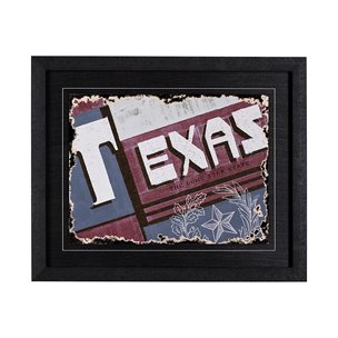 Texas by Alarm a Framed Art Print