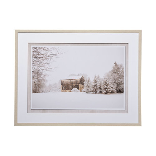13071 - First Snow by Aledanda a Framed Photo Art Print Matted under Glass
