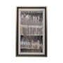 13160 - Tectonic I by Albena Hristova a Hand Embellished Textured Framed Art Print Matted under Glass