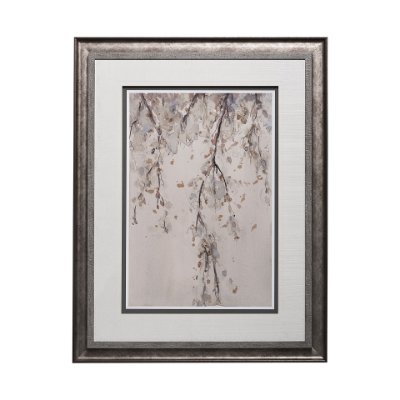 13089 - Casual Shade I by Samuel Dixon a Hand Embellished Textured Framed Art Print Matted under Glass