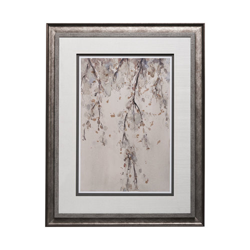 13089 - Casual Shade I by Samuel Dixon a Hand Embellished Textured Framed Art Print Matted under Glass