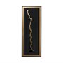 12980 - Gold River  by Barbara Fleming a Hand Embelished Textured Framed Art Print Matted under Glass