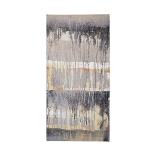 Tectonic I by Albena Hristova a Hand Embellished Textured Canvas