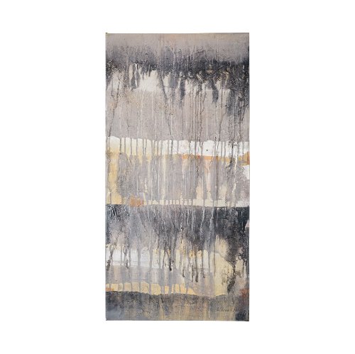 101595-L - Tectonic I by Albena Hristova a Hand Embellished Textured Canvas