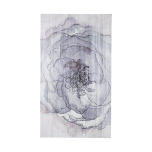 Sun and Rain I by Halle Rakka a Hand Embellished Textured Canvas