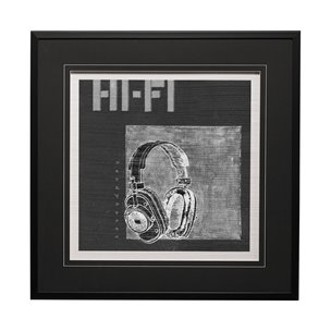 Retro Tone II by Alarm a Hand Embellished Textured Framed Art Print Matted under Glass