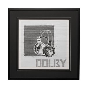Retro Tone I by Alarm a Hand Embellished Textured Framed Art Print Matted under Glass