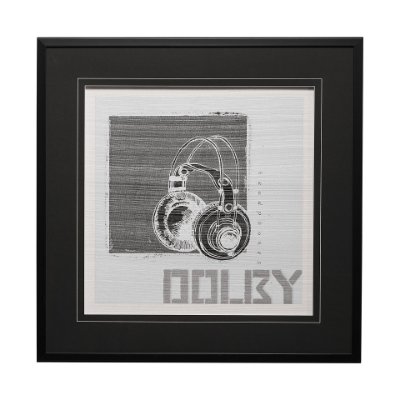 13147 - Retro Tone I by Alarm a Hand Embellished Textured Framed Art Print Matted under Glass
