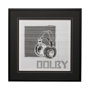 13147 - Retro Tone I by Alarm a Hand Embellished Textured Framed Art Print Matted under Glass