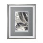 13139 - Greek Pitch II by Gabrielle Campbell a Hand Embellished Textured Framed Art Print Matted under Glass
