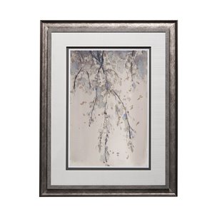 Casual Shade II by Samuel Dixon a Hand Embellished Textured Framed Art Print Matted under Glass