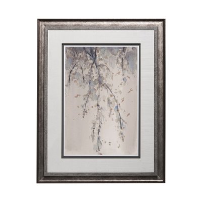 13090 - Casual Shade II by Samuel Dixon a Hand Embellished Textured Framed Art Print Matted under Glass