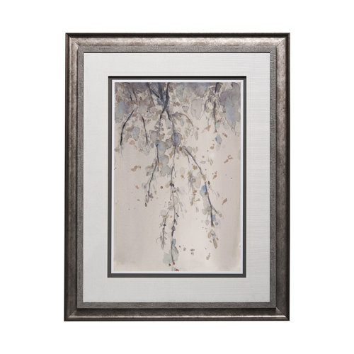 13090 - Casual Shade II by Samuel Dixon a Hand Embellished Textured Framed Art Print Matted under Glass