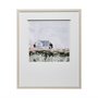 13081 - House on a Hill I by Emma Scarvey a Hand Embellished Textured Framed Art Print Matted under Glass