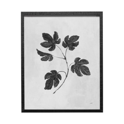 13069 - Botanical Study III by Julia Purinton Hand Embellished Textured Framed Art Print Matted under Glass