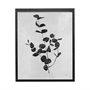 13068 - Botanical Study II by Julia Purinton a Hand Embellished Textured Framed Art Print Matted under Glass