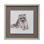 13064 - Forest Friends X (Racoon) by Lisa Audit Hand Embellished Textured Framed Art Print Matted under Glas