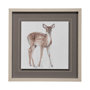 13066 - Forest Friends XII (Deer) by Lisa Audit Hand Embellished Textured Framed Art Print Matted under Glas