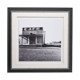 Welcome Back by The Vintage Collection Hand Embellished Textured Framed Art Photo Matted under Glass