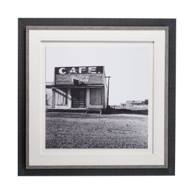 13130 - Welcome Back by The Vintage Collection Hand Embellished Textured Framed Art Photo Matted under Glass